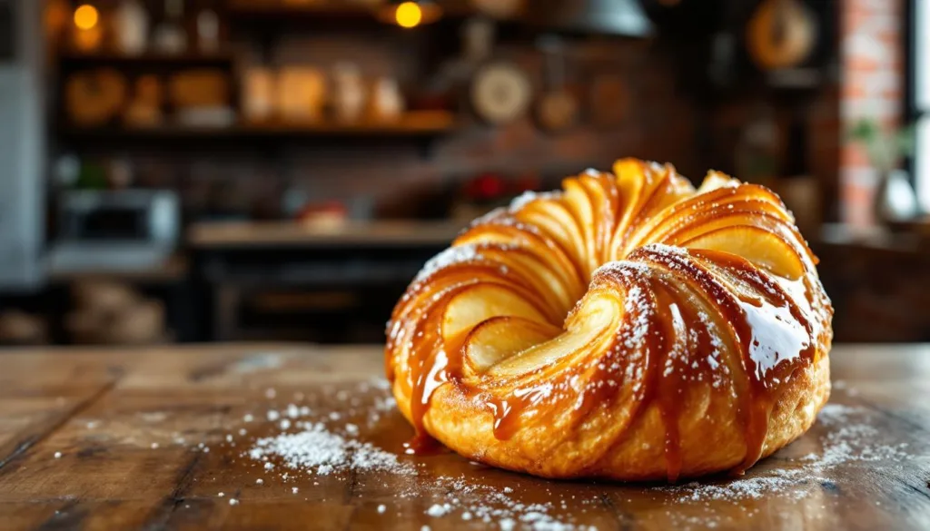entdecken sie die köstliche apfel-karamell-brioche – zart, saftig und verführerisch süß, als käme sie direkt frisch aus der bäckerei.