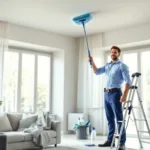 entdecke die besten reinigungstipps eines experten, um wände und decken schnell und effektiv in wenigen minuten sauber zu bekommen.