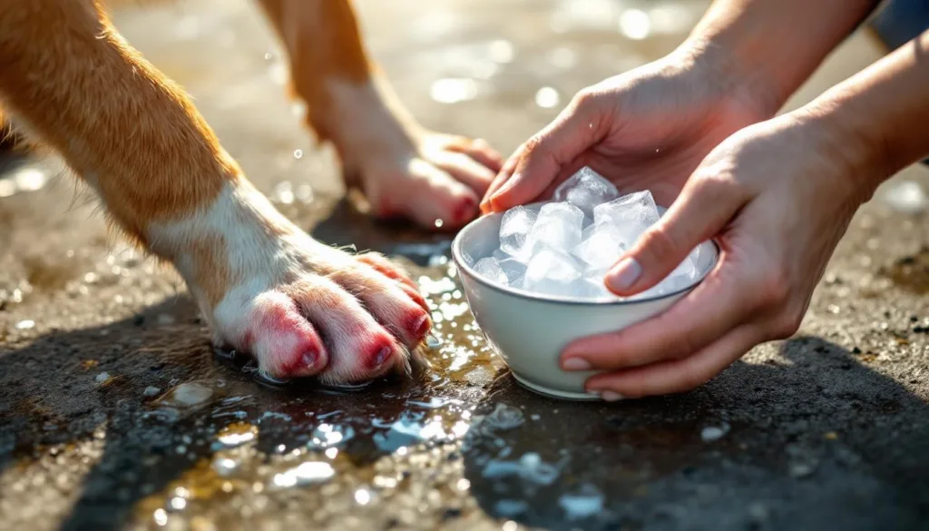 ein tierarzt erklärt, wie sie bei verbrannten hundepfoten schnell und richtig handeln, um schmerzen zu lindern und die heilung zu fördern.