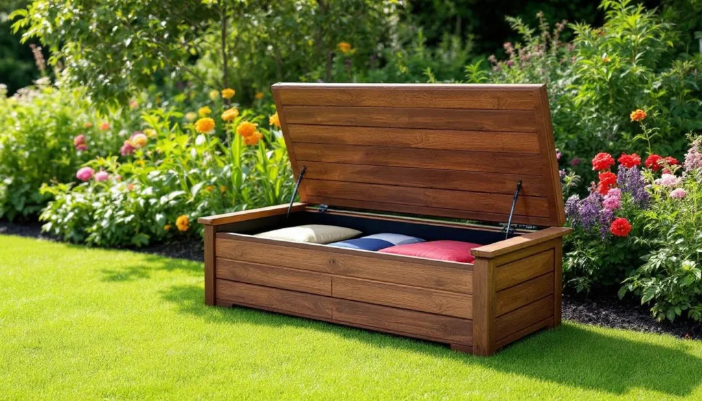 entdecken sie die geniale gartenbank mit verstecktem geheimfach im keter eden set – die perfekte lösung, um ihr outdoor-chaos stilvoll und praktisch zu ordnen.