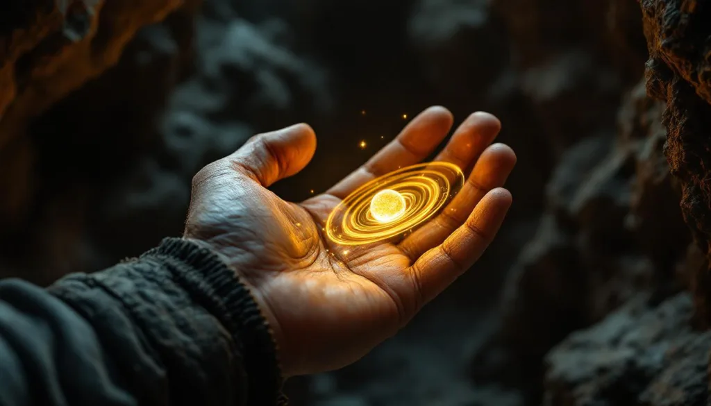 entdecken sie die faszinierende geschichte, in der ein vermeintlich gefundenes goldstück sich als fragment eines sonnensystems entpuppt – eine überraschende reise voller entdeckungen.