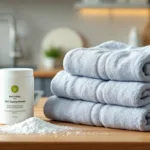 dieses pulver reinigt graue küchentücher strahlend weiß – ganz ohne chlor und ohne stress, für eine schonende und effektive reinigung.