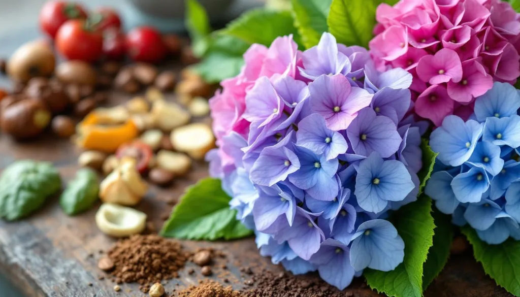 entdecke, wie du mit einfachen küchenresten deine hortensien kräftiger und blühfreudiger machst – ganz ohne dünger!